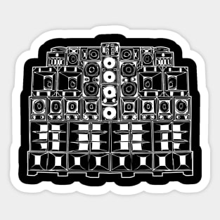 FreeTekno soundsystem Sticker